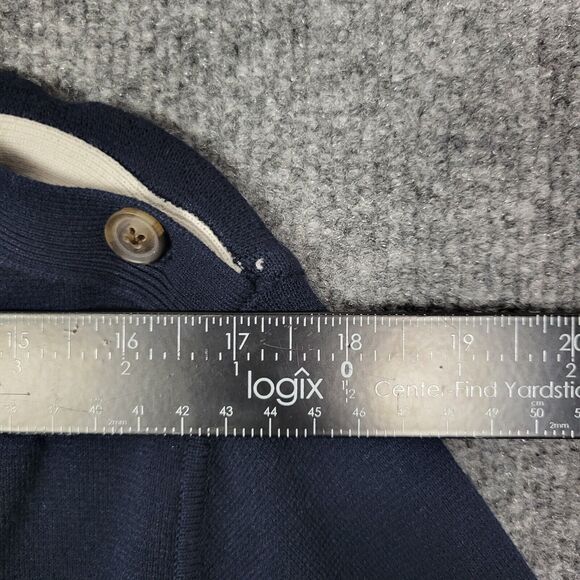 NWT BANANA REPUBLIC Blue Long Sleeve Button Shoulder Sweater Dress SIZE XXL - Picture 7 of 11